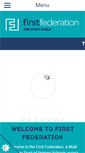 Mobile Screenshot of firstfederation.org