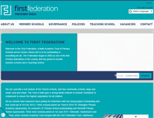 Tablet Screenshot of firstfederation.org